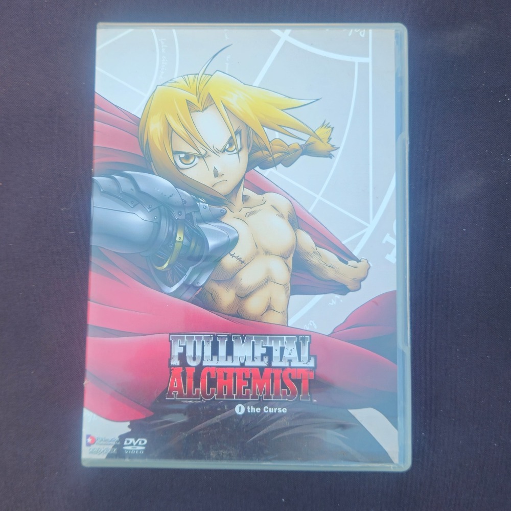 Fullmetal Alchemist Vol 1 The Curse‎ DVD Anime Funimation Episodes 1-4 Insert